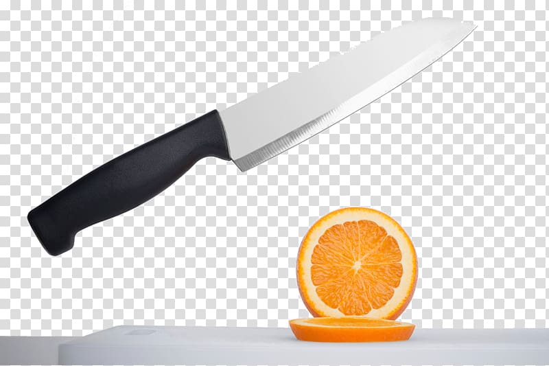 Knife Blood orange Fruit Blade, Orange fruit knife transparent background PNG clipart