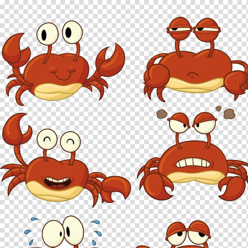 Crab Cartoon Drawing , Cartoon crab transparent background PNG clipart