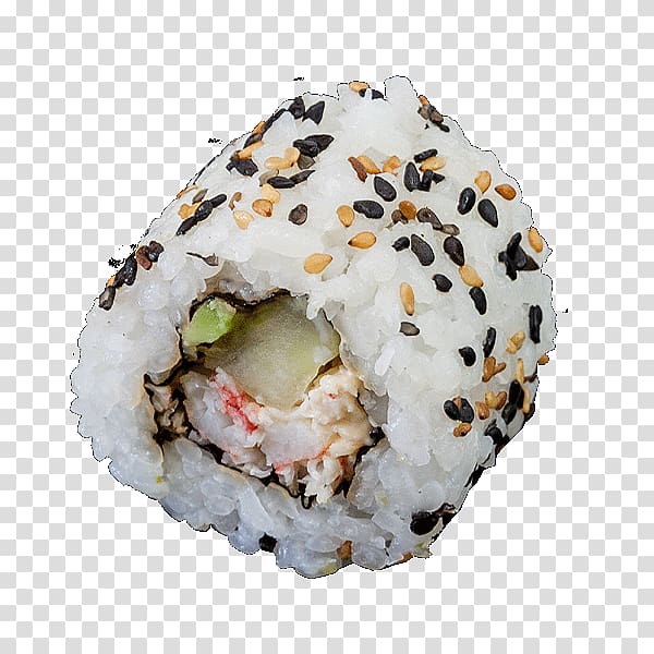 California roll Sushi Crab Makizushi Onigiri, sushi transparent background PNG clipart