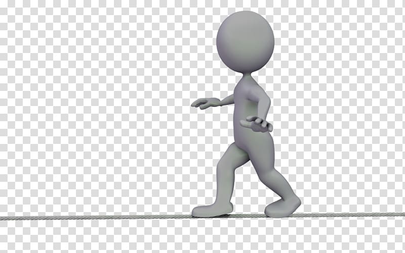 Tightrope walking Stick figure Animation, Animation transparent background PNG clipart