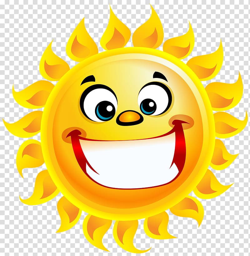 sun illustration, Smiling Sun Smile , Smiling Sun transparent background PNG clipart