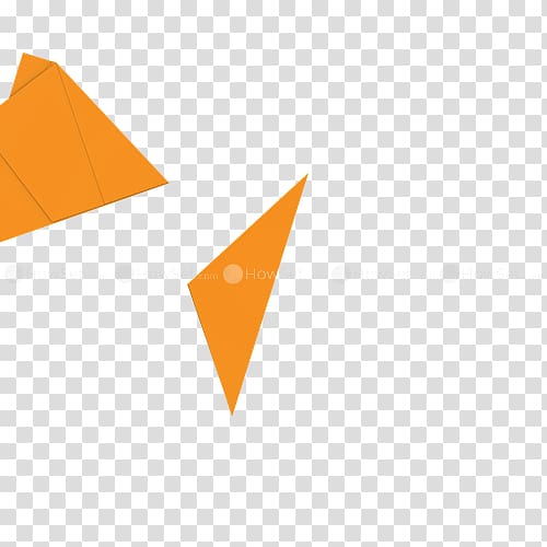 Paper Triangle Origami, triangle transparent background PNG clipart