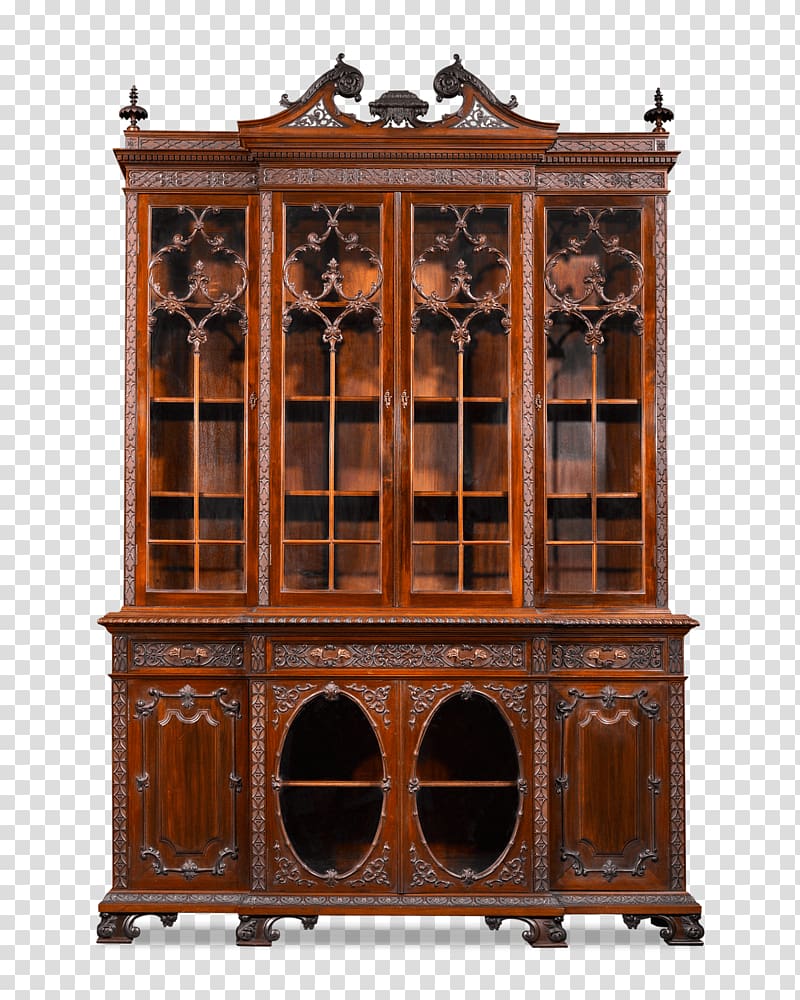 Bookcase Table Furniture Rococo Cabinetry, carved exquisite transparent background PNG clipart