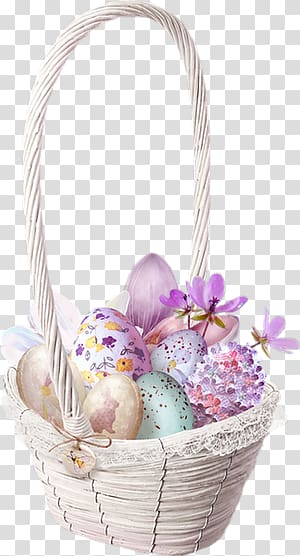 Easter Bunny Basket Easter egg , Easter transparent background PNG clipart