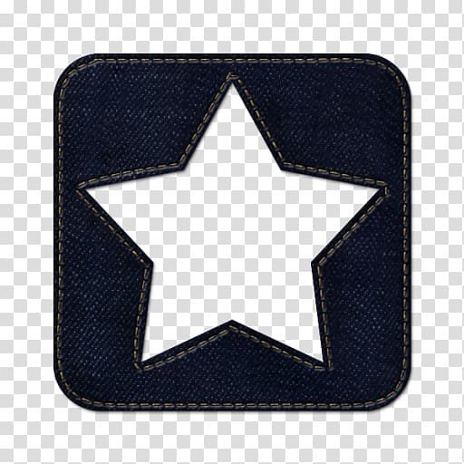 star cut-out patch, triangle symbol electric blue emblem, Diglog square transparent background PNG clipart