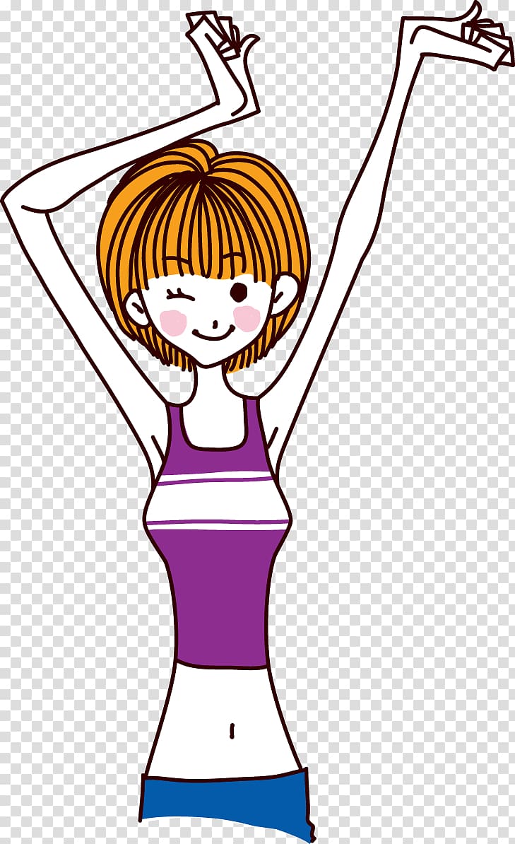 Drawing Graphic arts, Cartoon Girl transparent background PNG clipart