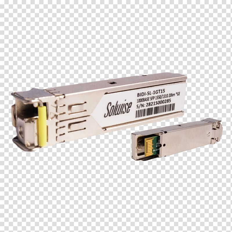 Small form-factor pluggable transceiver Optical fiber Wavelength-division multiplexing 10 Gigabit Ethernet, others transparent background PNG clipart