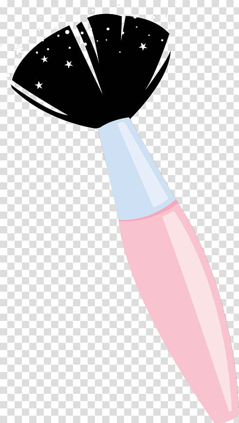pink makeup brush illustration, Cosmetics Makeup brush Rouge , Makeup Background transparent background PNG clipart