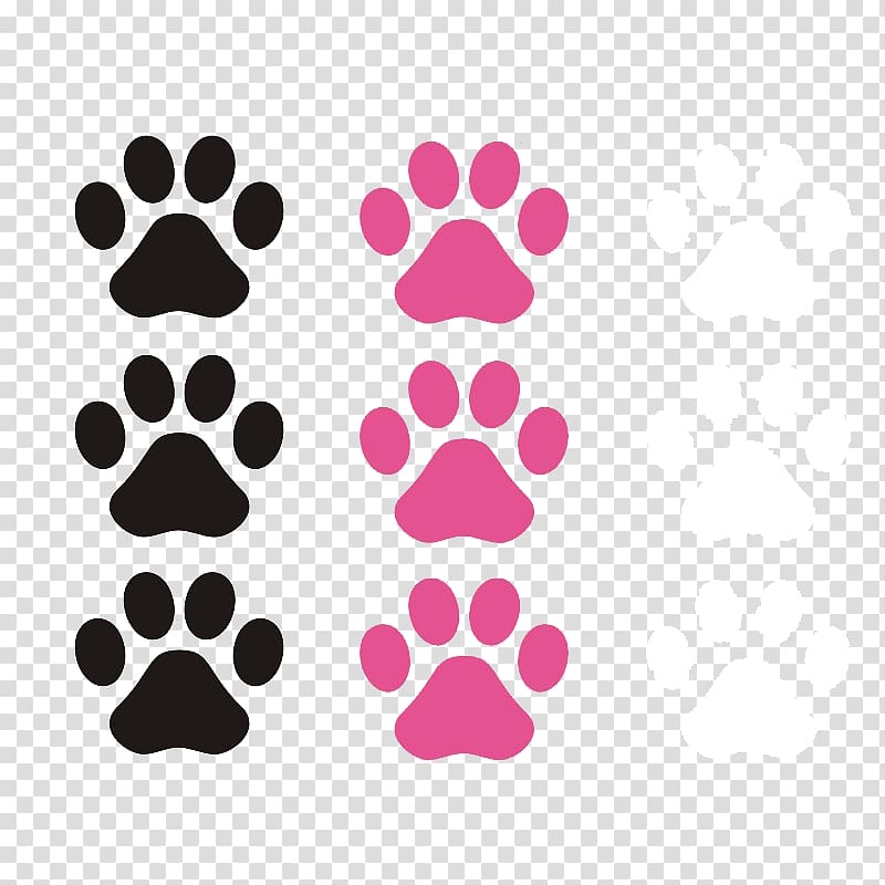 a plurality of dog feet transparent background PNG clipart