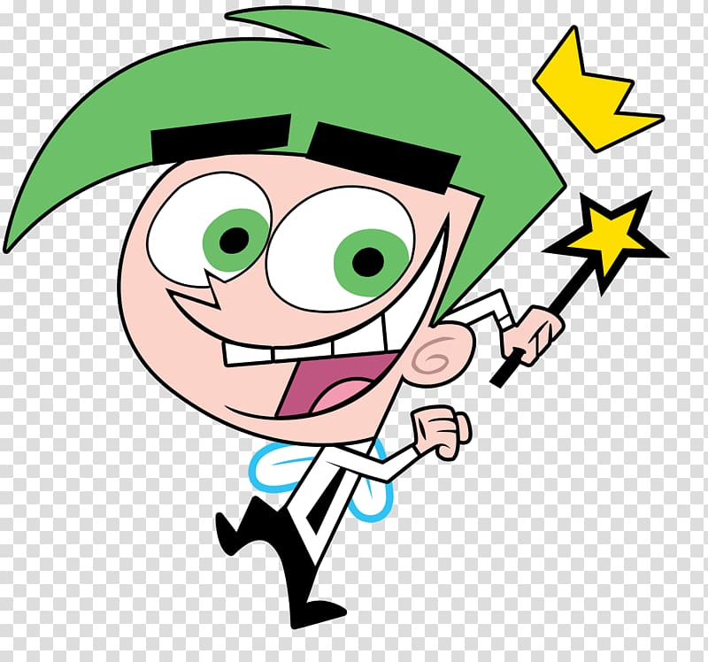 Timmy Turner Cosmo Mr. Crocker Character Cartoon, Homero transparent background PNG clipart