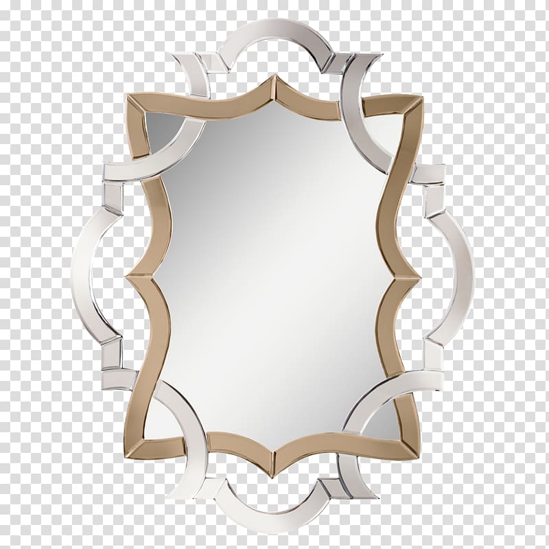 Mirror Bathroom Gold Silver Glass, mirror transparent background PNG clipart