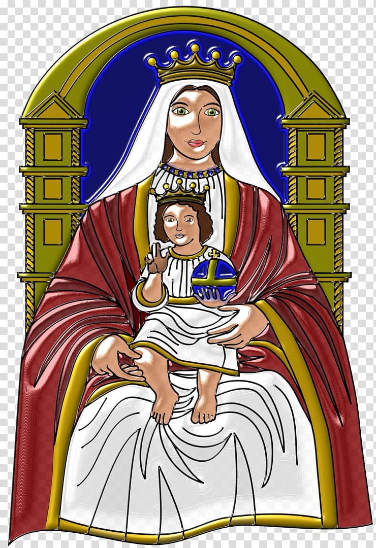 Stained glass Middle Ages Religion Cartoon, glass transparent background PNG clipart