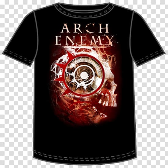 T-shirt Arch Enemy Heavy metal Album Iron Maiden, T-shirt transparent background PNG clipart