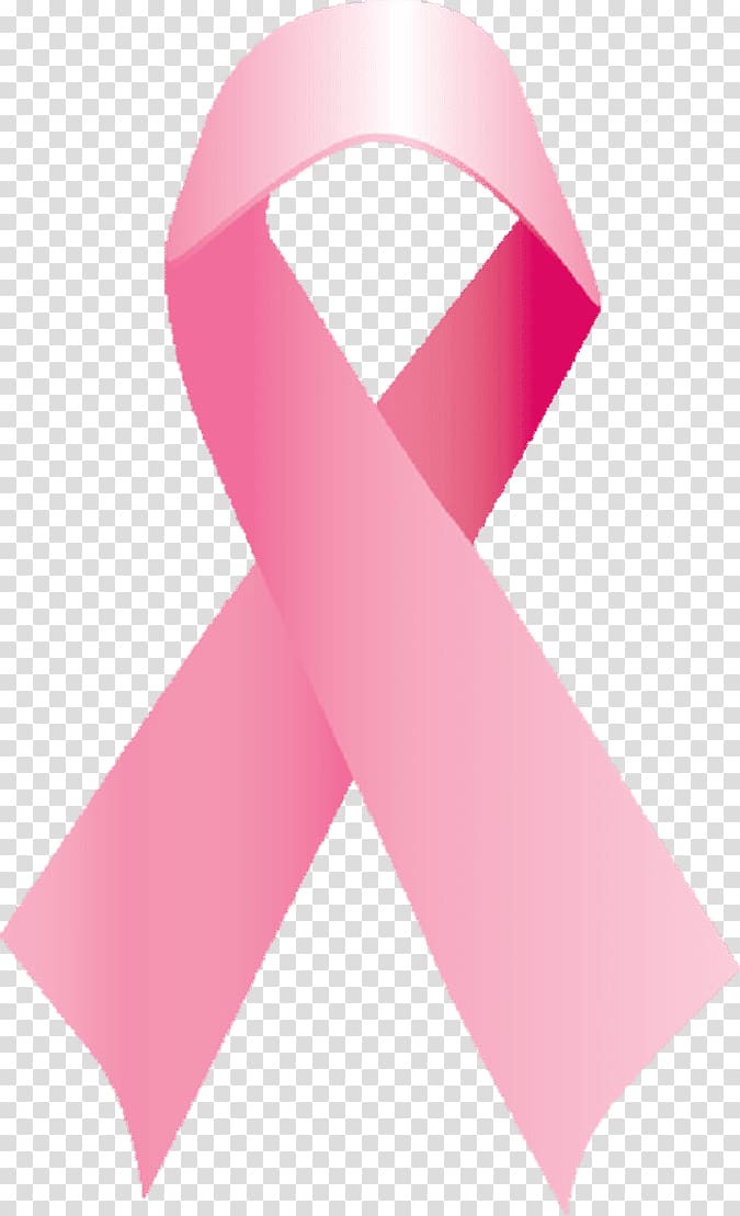 Pink ribbon Breast cancer , Cancer Logo transparent background PNG clipart