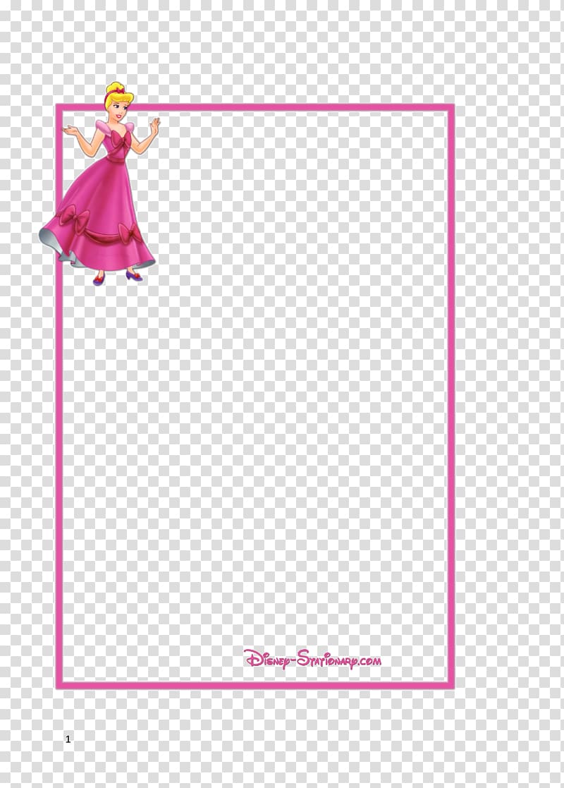 Wedding invitation Disney Princess Birthday Paper , princess border transparent background PNG clipart