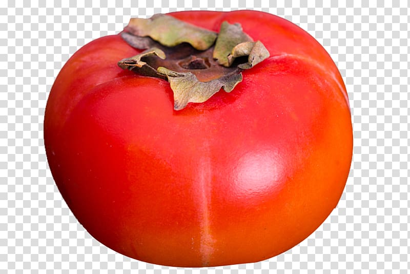 Plum tomato Persimmon Crisp Bush tomato Vegetarian cuisine, Crisp sweet persimmon transparent background PNG clipart