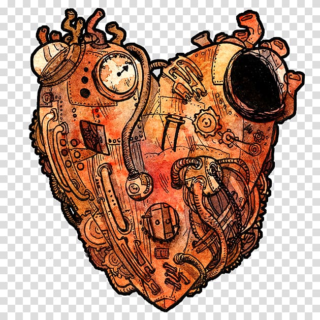 Artificial heart Cartoon, heart transparent background PNG clipart
