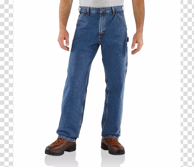 Dungaree Carhartt Jeans Denim Workwear, jeans transparent background PNG clipart