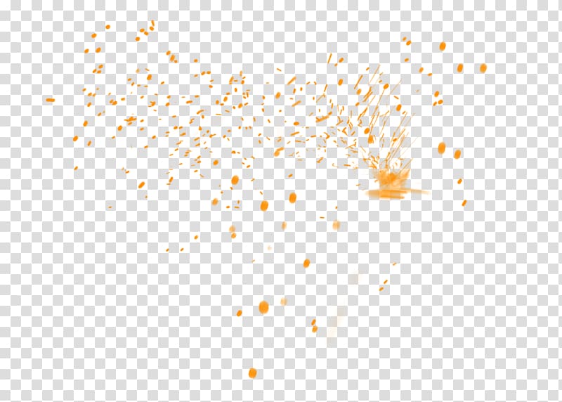 orange spots, Line Point Angle, Red splashes of sparks transparent background PNG clipart