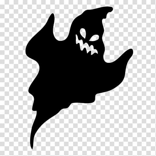 Ghost Silhouette, Ghost transparent background PNG clipart