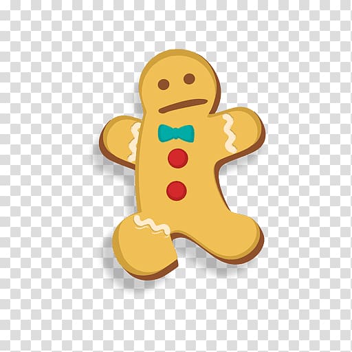 The Gingerbread Man Biscuit Ginger snap, Gingerbread man transparent background PNG clipart