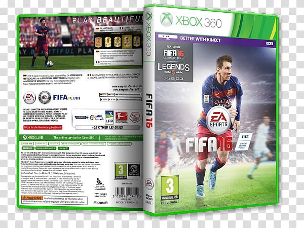 FIFA 16 FIFA 18 FIFA 14 Xbox 360 FIFA 15, others transparent background PNG clipart