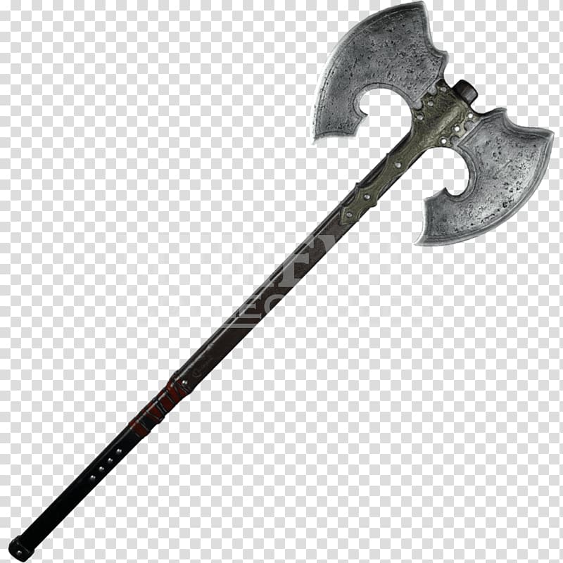 Middle Ages Battle axe Labrys larp axe, Axe transparent background PNG clipart