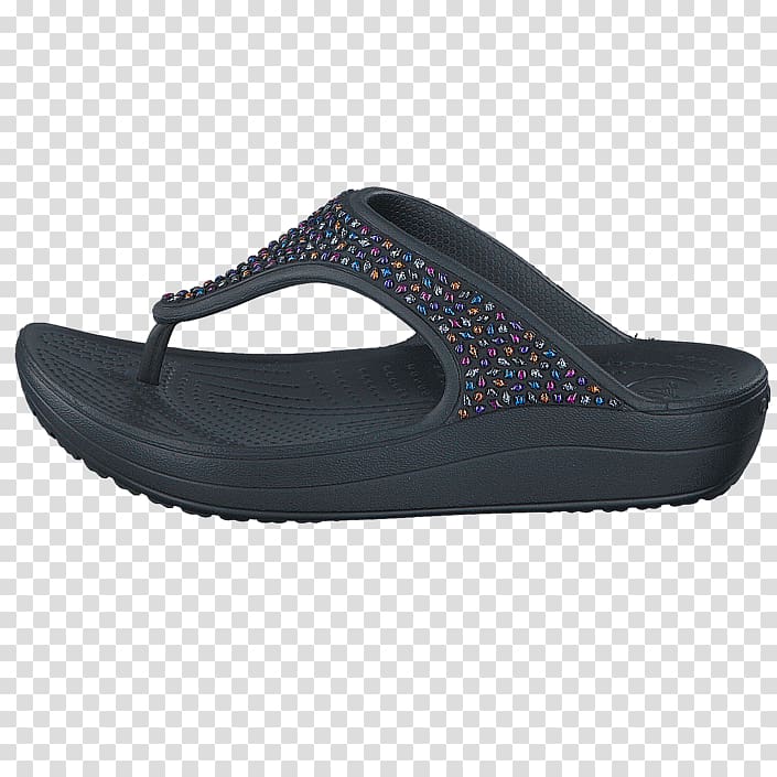 Slipper Shoe Flip-flops Women\'s Crocs Sloane Embellished Flip Sandals, sandal transparent background PNG clipart