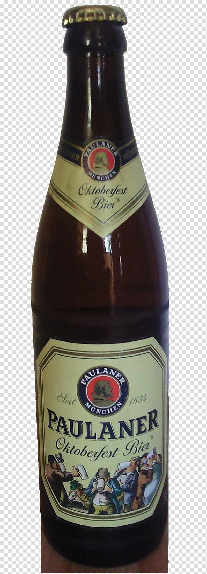 Ale Beer bottle Paulaner Brewery Wheat beer, beer transparent background PNG clipart