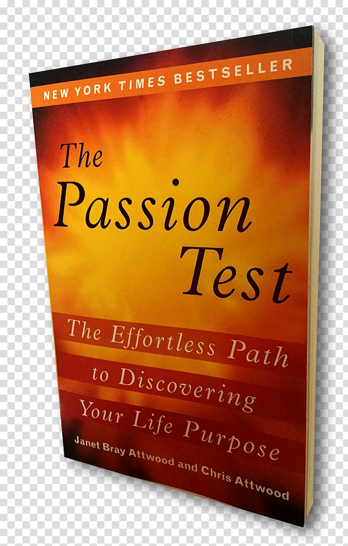 The Passion Test: The Effortless Path to Discovering Your Destiny Book cover Infinite Possibilities: The Art of Living Your Dreams E-book, book transparent background PNG clipart