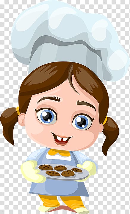 Chef Cooking Cartoon Woman Baking, womancooking transparent background PNG clipart