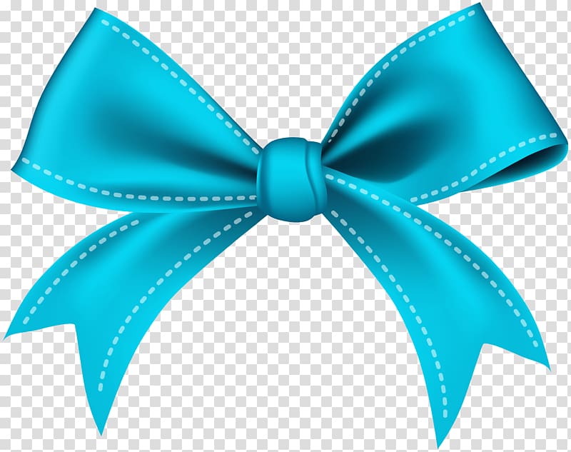 Ribbon Blue Bow tie , blue ribbon transparent background PNG clipart