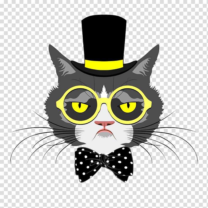 Cat Kitten Hat, Cat pattern transparent background PNG clipart
