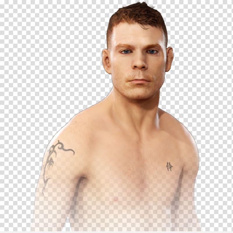 EA Sports UFC 3 Electronic Arts Featherweight Barechestedness, michael chiesa transparent background PNG clipart