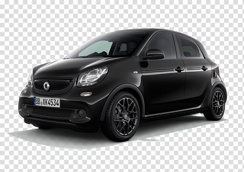 Smart Fortwo Car smart forfour, four cars transparent background PNG clipart