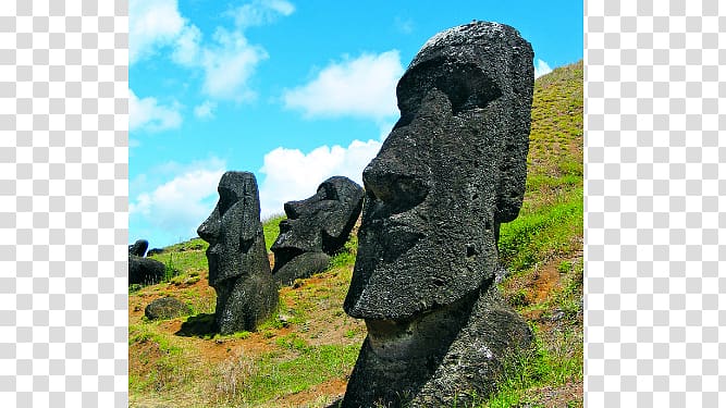 Moai Rapa Iti Orongo Ahu Nau Nau Rano Raraku, isla de pascua transparent background PNG clipart