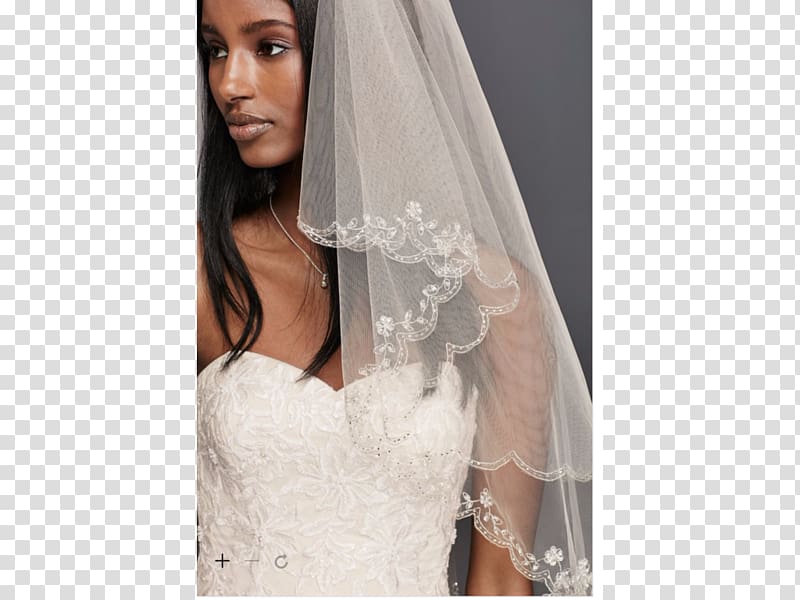 Wedding dress Bride Veil Sequin David's Bridal, bride transparent background PNG clipart