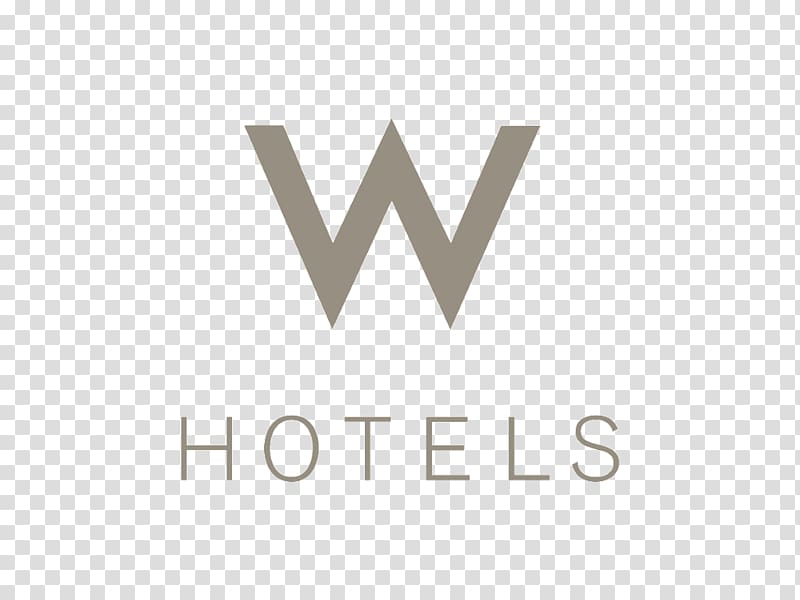 W Hotel logo illustration, W Hotels W Barcelona Starwood Marriott International, hotel logo transparent background PNG clipart