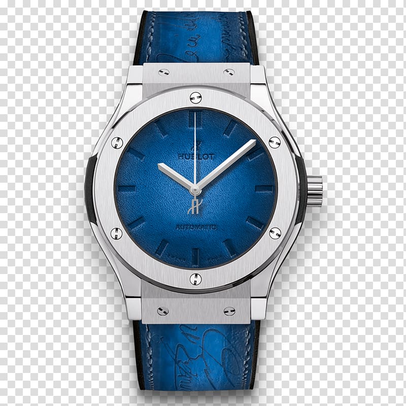 Automatic watch Hublot Classic Fusion Berluti, watch transparent background PNG clipart