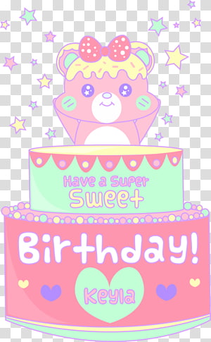 Birthday Cake Happy Birthday To You Hello Kitty Birthday Card Molang Transparent Background Png Clipart Hiclipart