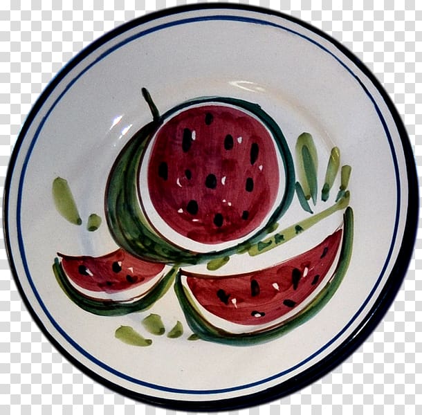 Watermelon Plate Ceramica Iovine Di Iovine Antonio Platter, Lumière transparent background PNG clipart
