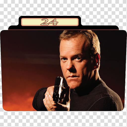 Kiefer Sutherland in black sweater, microphone gentleman facial hair forehead, 24 7 transparent background PNG clipart
