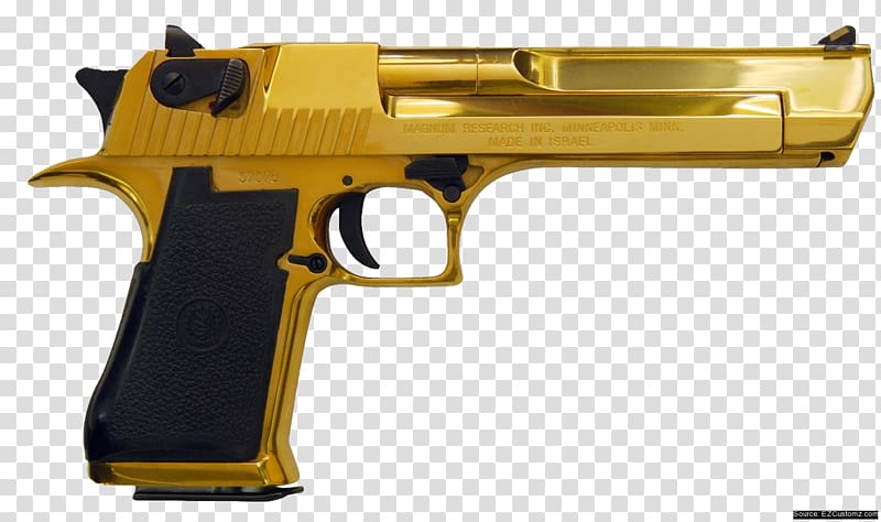 IMI Desert Eagle Pistol Weapon .50 Action Express .44 Magnum, guns transparent background PNG clipart