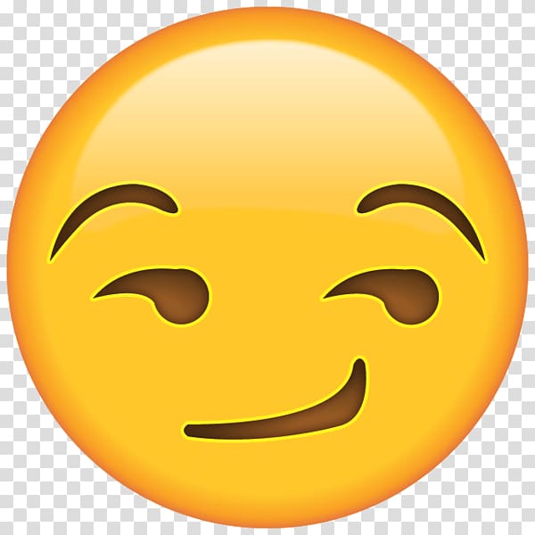 Smirk Emoji Smiley Emoticon, emoji transparent background PNG clipart