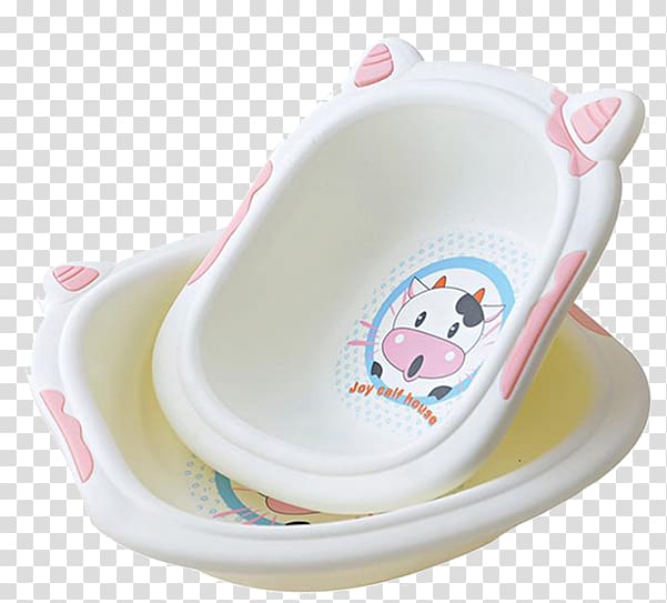 Infant Child Bathtub Bathing Plastic, Calf milk washbasin transparent background PNG clipart