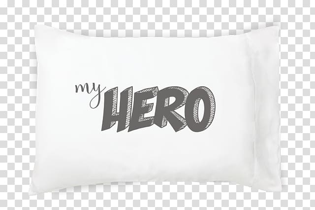 My Hero Pillowcase, White, Standard/Queen, Faceplant Dreams Cushion Throw Pillows Textile, hero dream transparent background PNG clipart