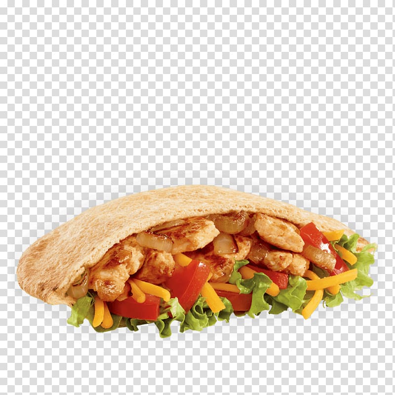 Chicken salad Pita Chicken sandwich Jack in the Box Fajita, others transparent background PNG clipart