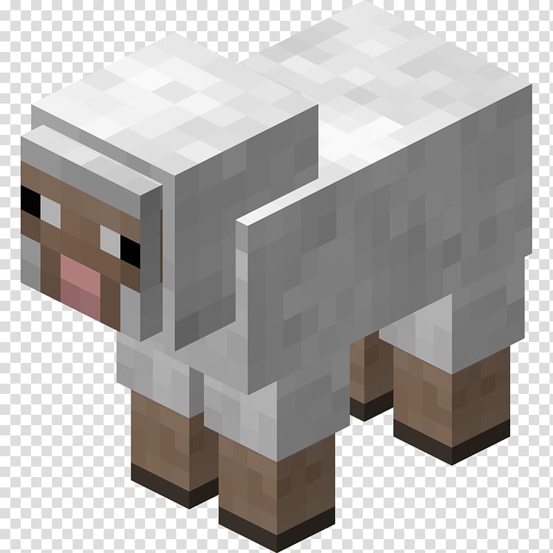 Minecraft: Pocket Edition Sheep shearing Mob, Lamb transparent background PNG clipart