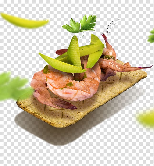 Hors d'oeuvre Ceviche Canapé Bruschetta Recipe, toast transparent background PNG clipart