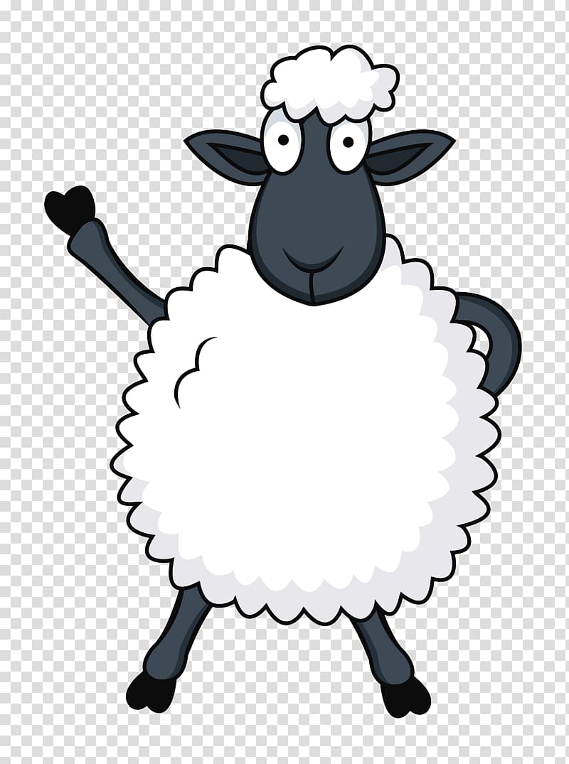 sheep illustration, Sheep Cartoon , sheep transparent background PNG clipart